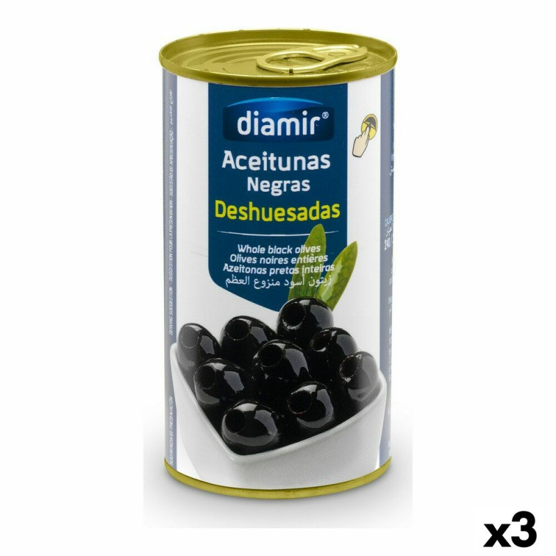 Olives noires Diamir 150 g (Pack 3 uds)